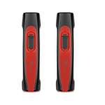 SYSKA T112ML DUOTRON 1W Bright Led Rechargeable Torch (Red) (Pack of 2)